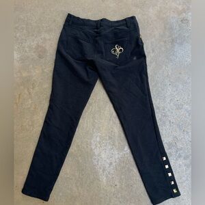 South Pole Black sweatpants with Gold